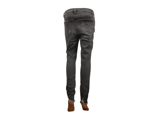 Women's trendy washed Buffalo jeans - Size FR40