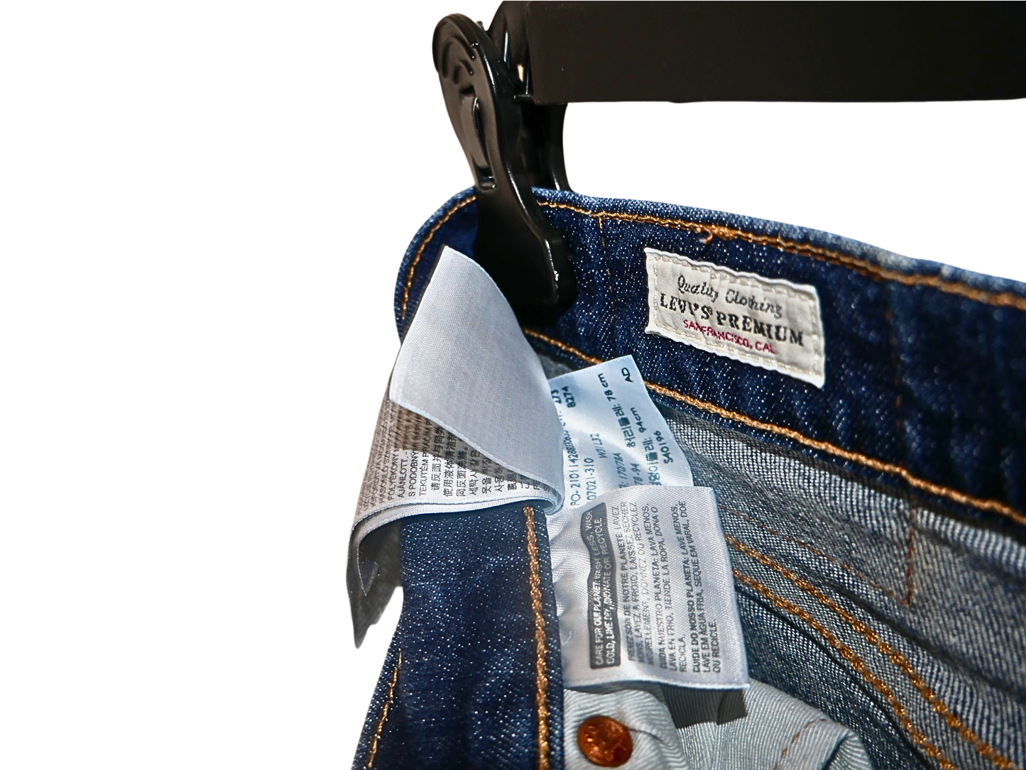 Levi's women's washed blue jeans
