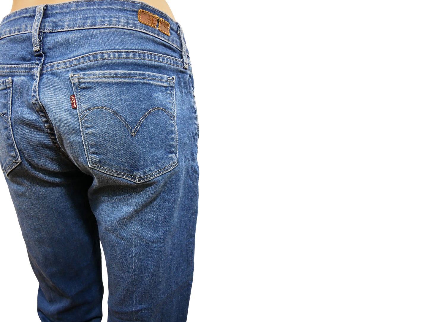 Jean droit bleu slight curve Levi's