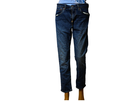 Blaue, gerade Jeans im Vintage-Stil von Levi's