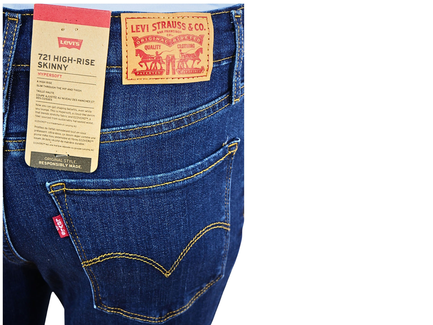 Levi's 721 Röhrenjeans mit hohem Bund für Damen