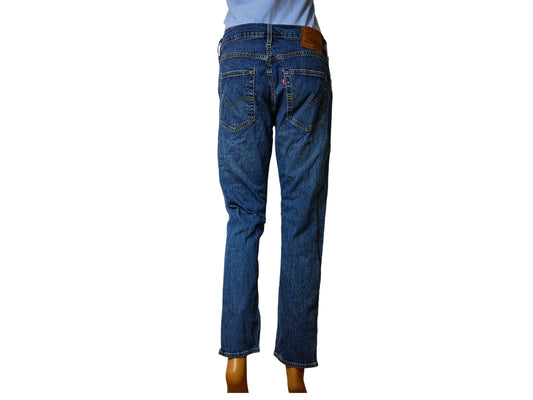 Blaue, gerade Jeans im Vintage-Stil von Levi's