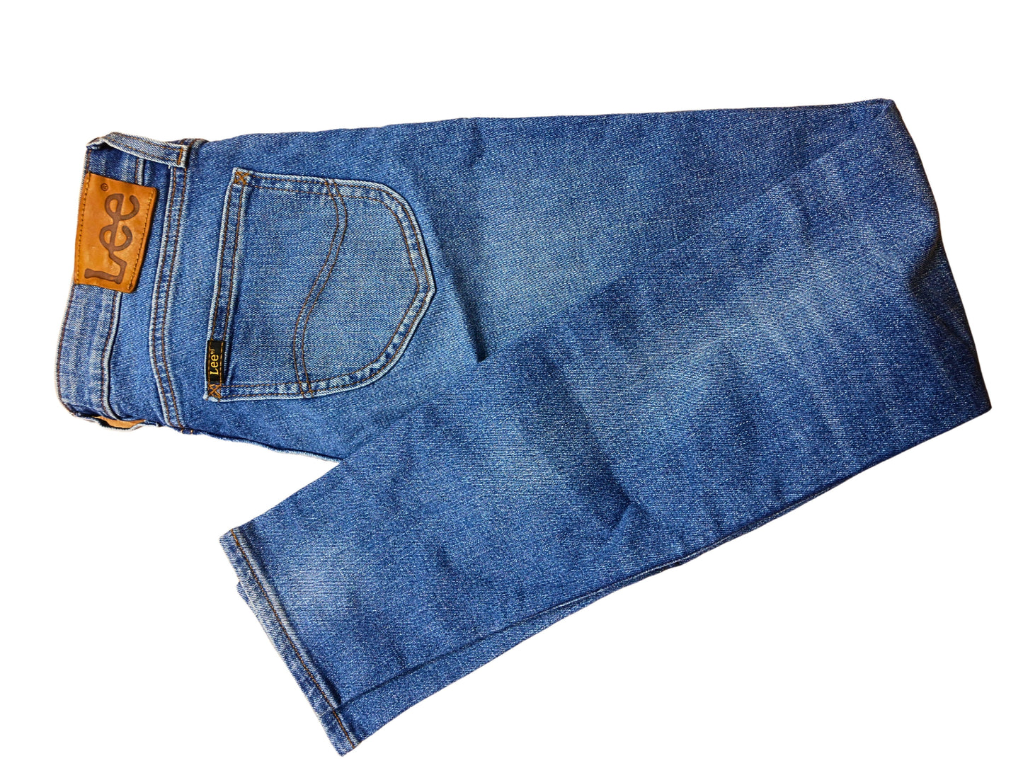 Jean slim bleu délavé pour femme Lee
