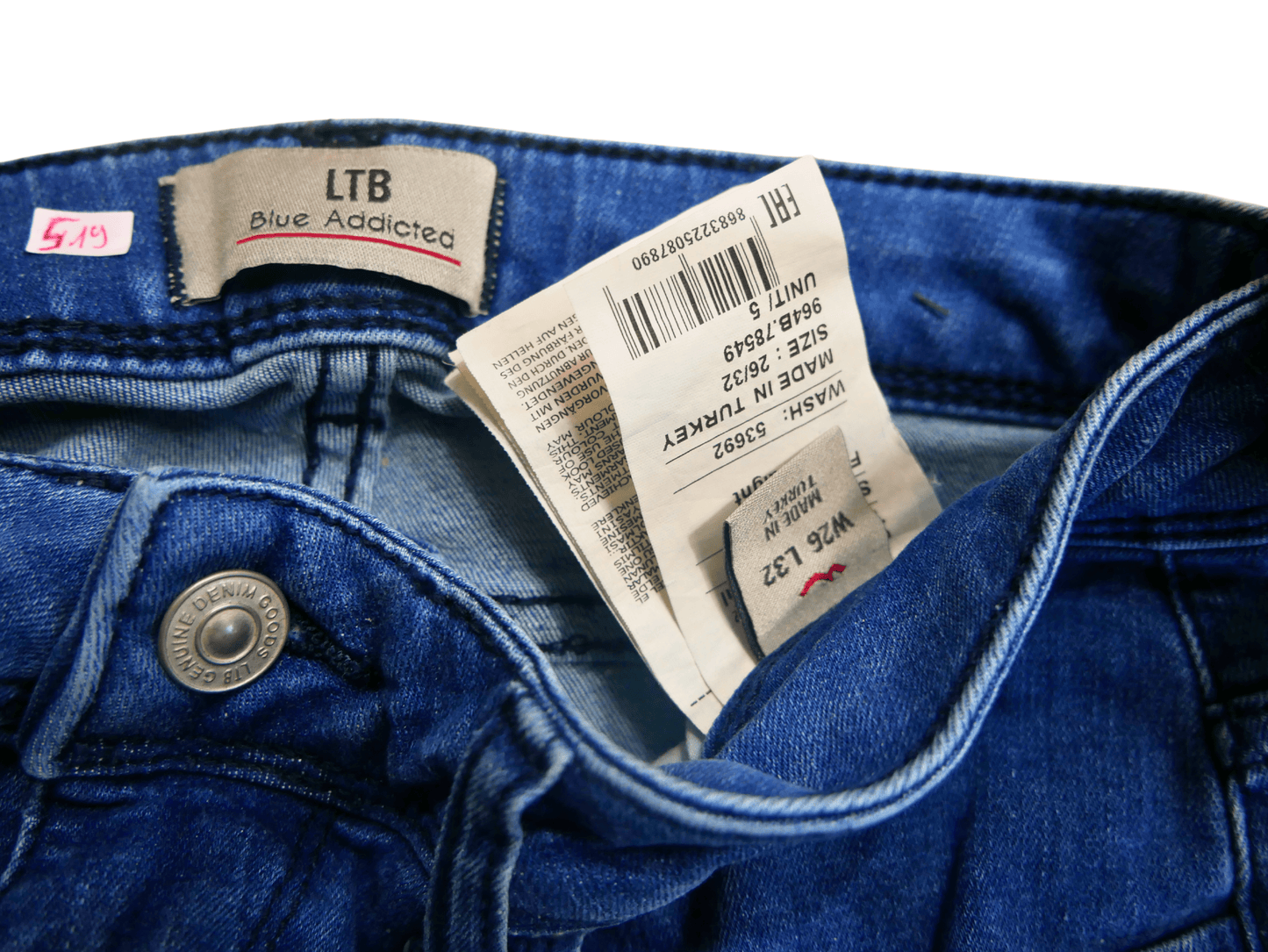 Blaue LTB-Jeans mit geradem Schnitt für Damen – Komfort und zeitloser Stil