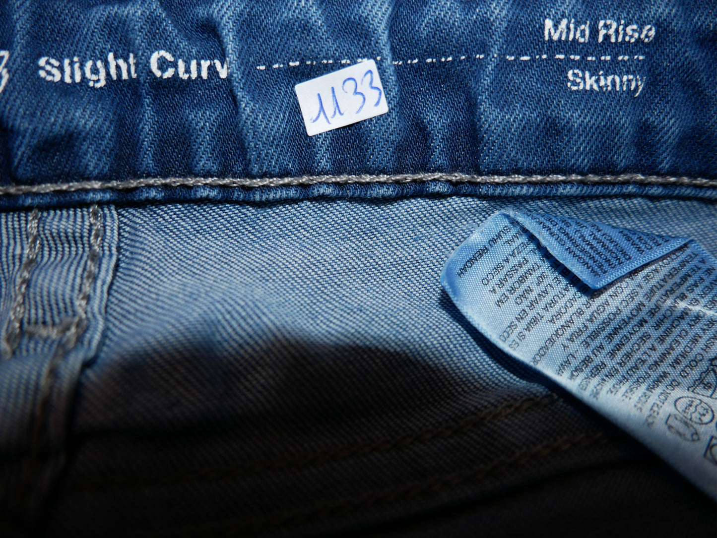 Jean droit bleu slight curve Levi's