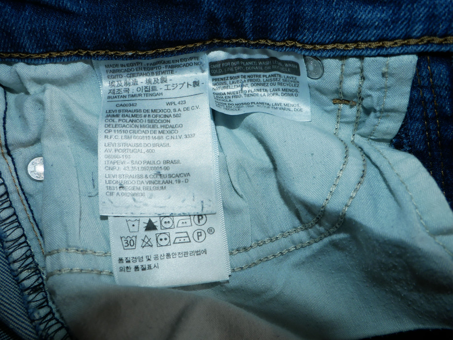 Jean skinny bleu pour femme Levi's