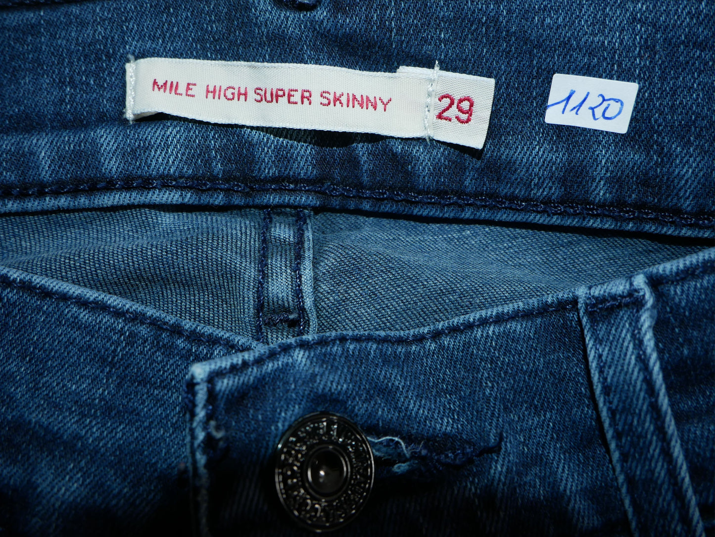 Jean skinny bleu foncé Levi's