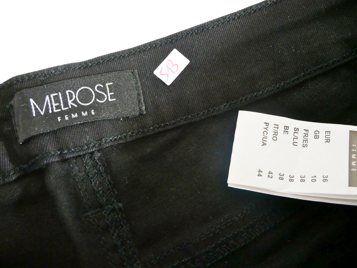 MELROSE women's skinny black jeans - Modern and comfortable fit (FR38)