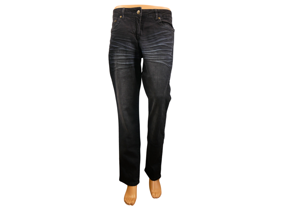 Cheer Jean black washed straight