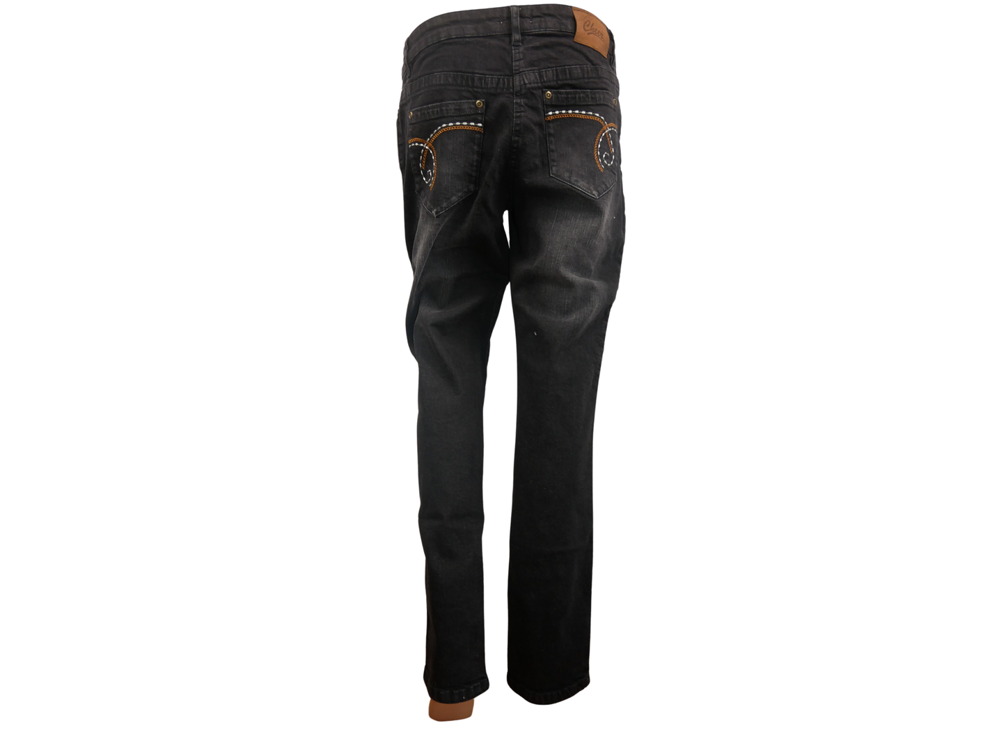Cheer Jean black washed straight