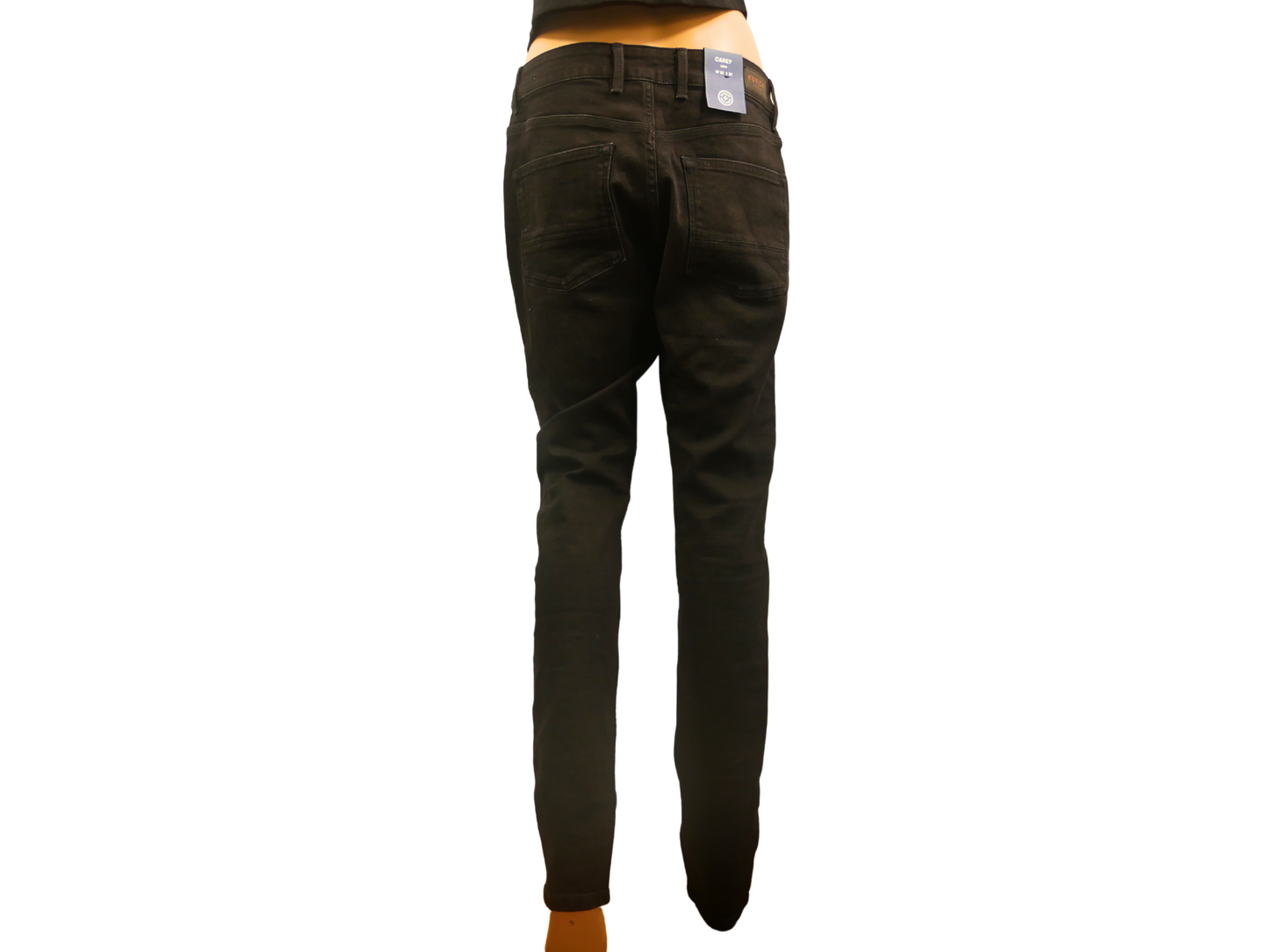 Schwarze Röhrenjeans für Damen – KUYICHI, umweltfreundlich und elegant