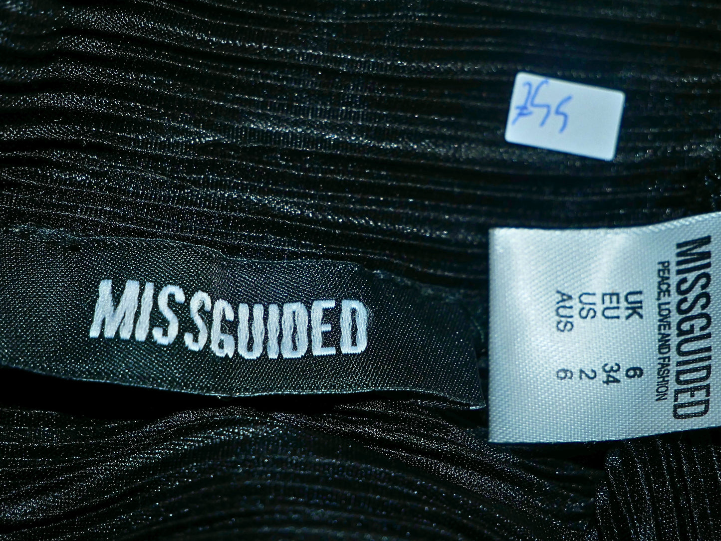 Missguided Black Bodycon Midi Skirt