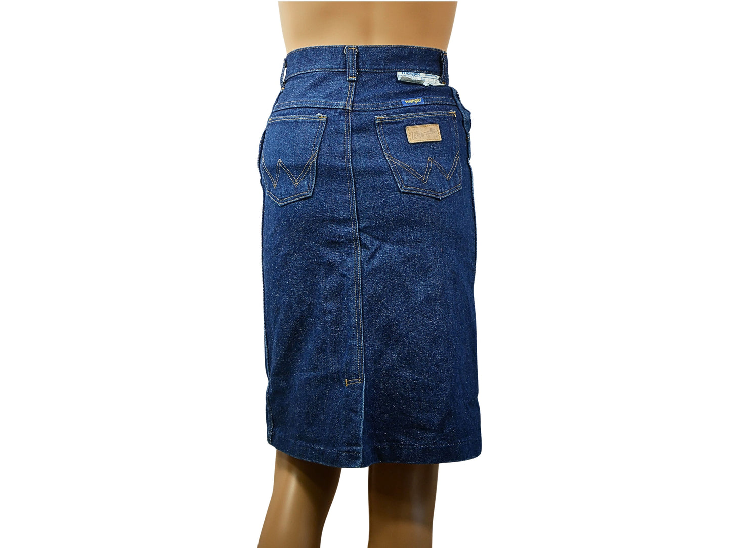 Wangler Jupe droite vintage en jean