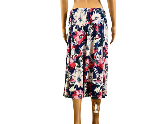 Damart Printed Midi Skirt