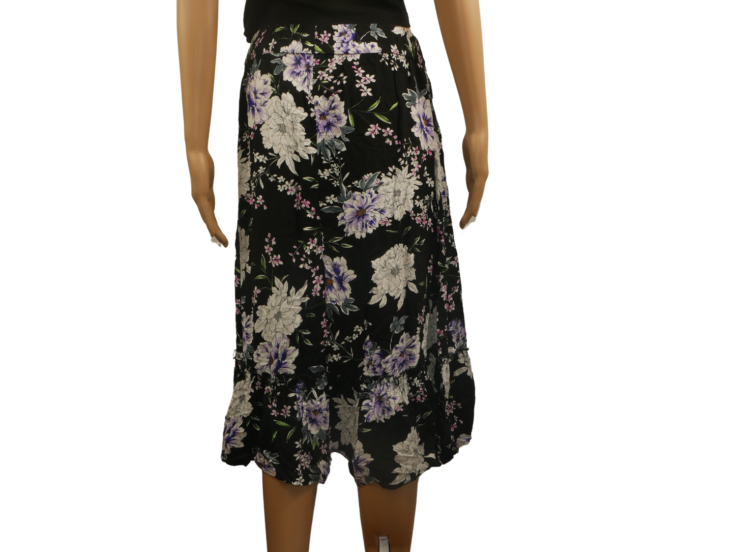 JDY Floral Print Midi Skirt