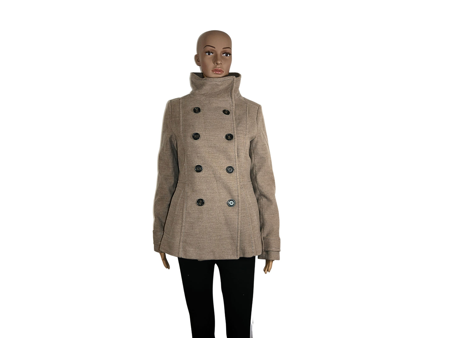 Manteau Femme H&M Beige de seconde main