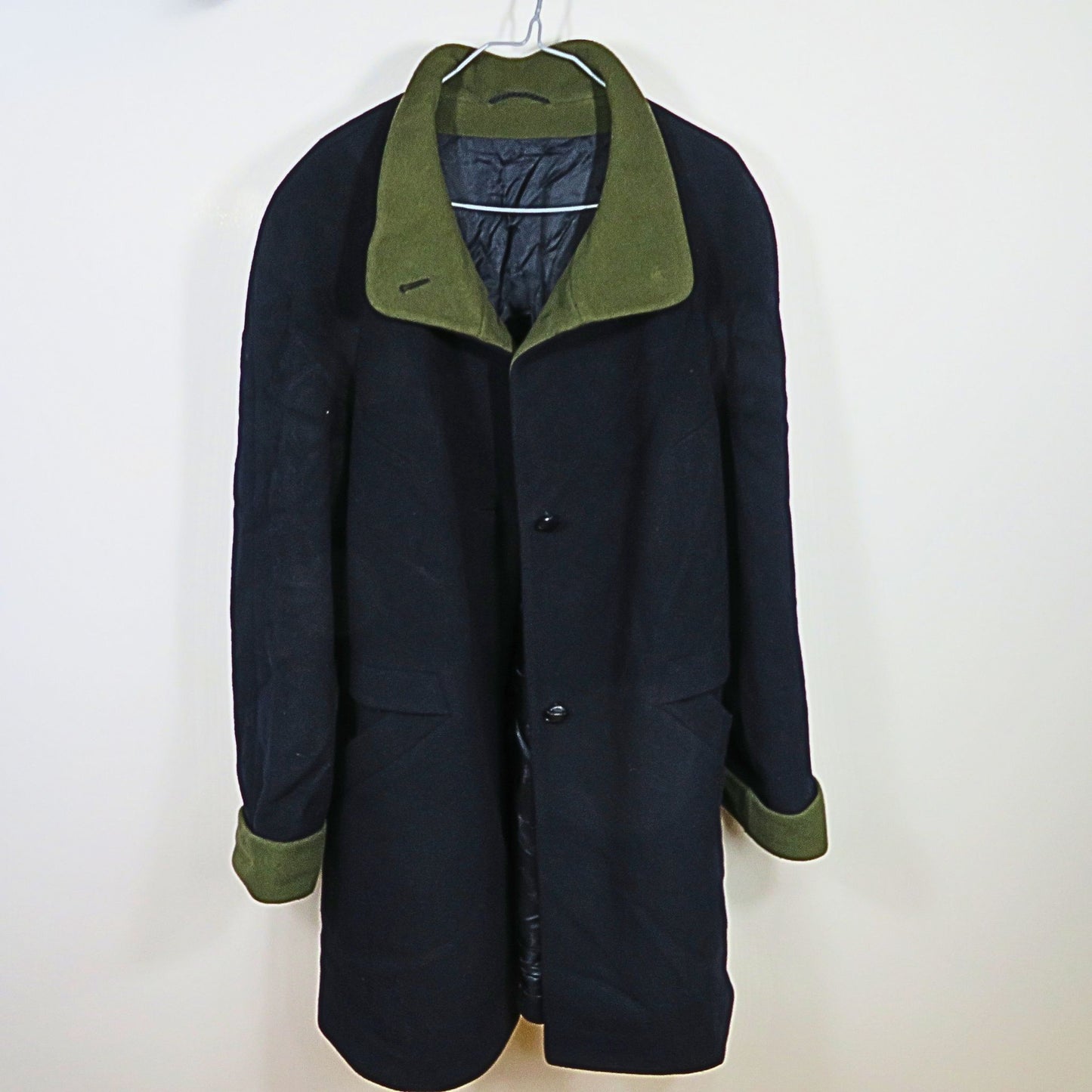 Manteau d'hiver bicolore