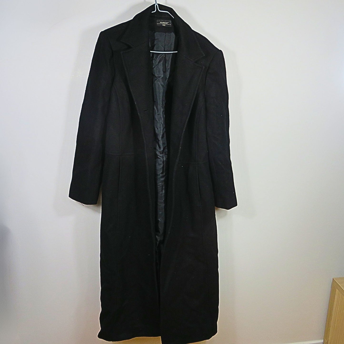 POURQUOI PAS Manteau long en laine