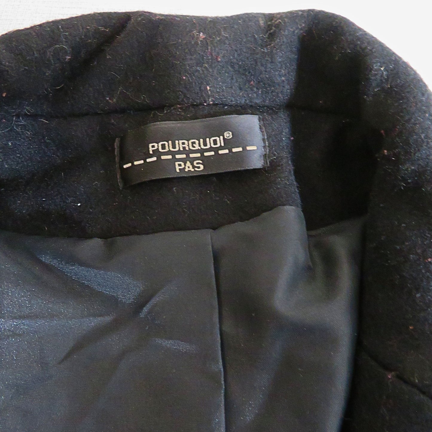 POURQUOI PAS Manteau long en laine