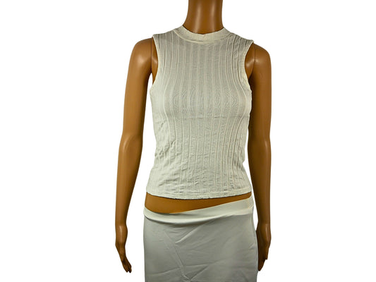 NEWLOOK Women's Sleeveless Ecru Top