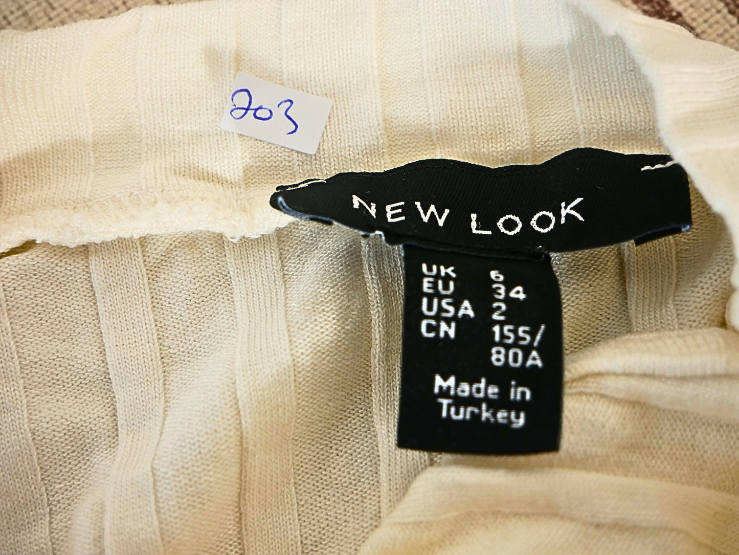 NEWLOOK Ärmelloses Ecru-Top für Damen