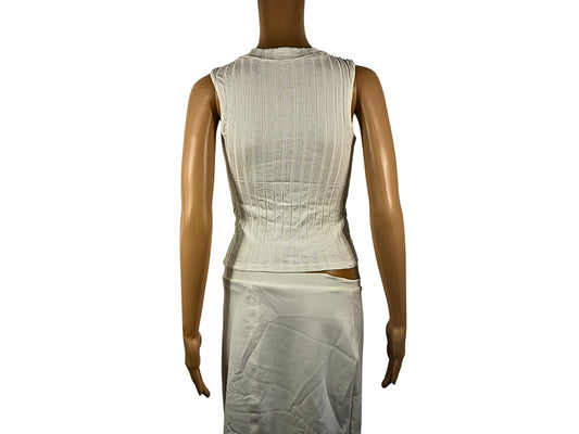 NEWLOOK Women's Sleeveless Ecru Top