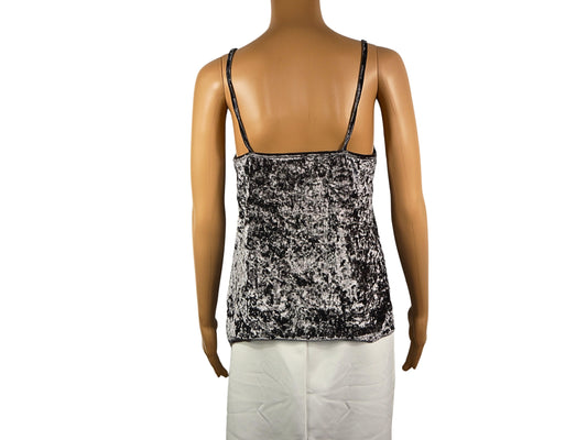 NEXT Samt-Camisole mit dünnen Trägern
