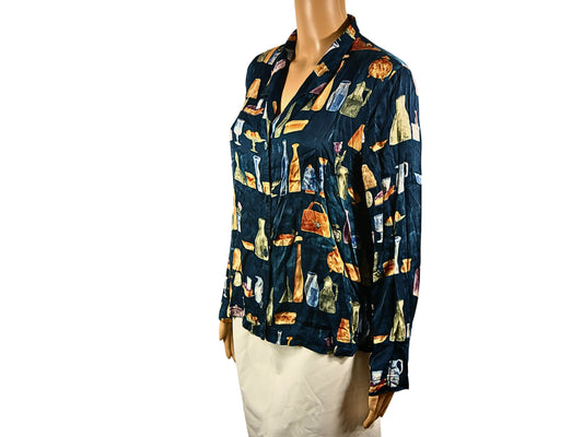 Women's Printed Blouse - Nice Things