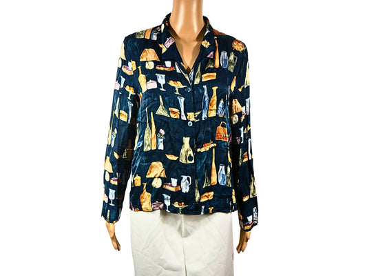 Women's Printed Blouse - Nice Things