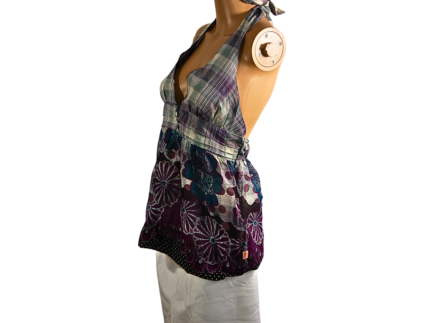 Bedrucktes Neckholder-Top von Object für Damen