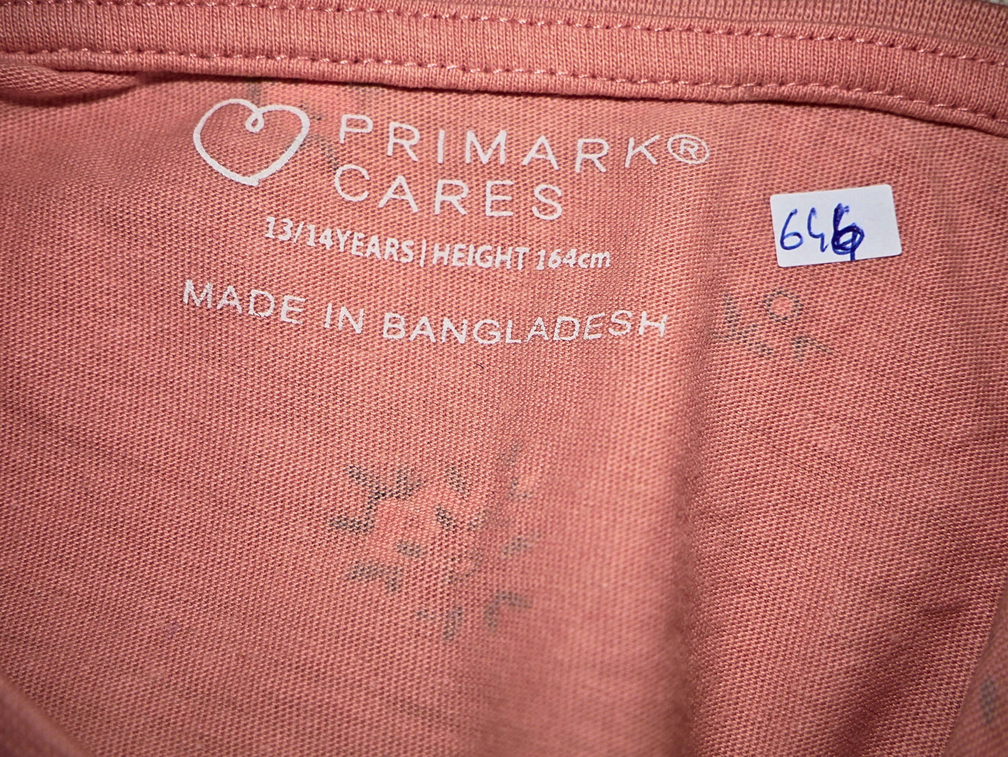 PRIMARK Women's Pink Printed T-Shirt