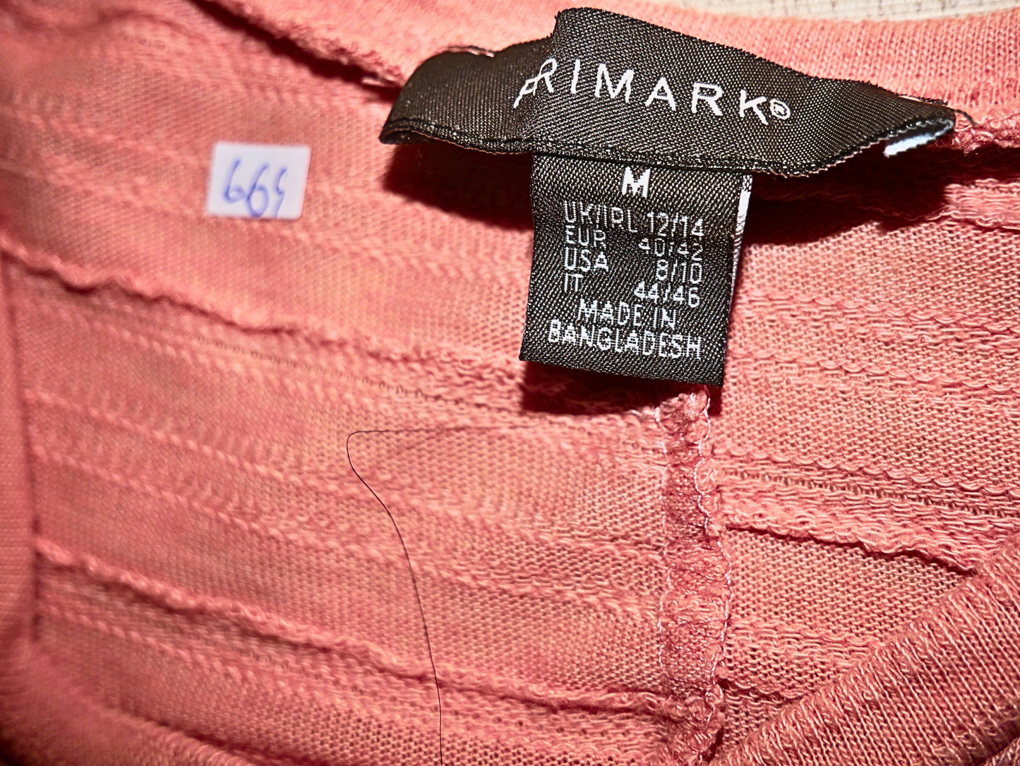 Primark Short Sleeve Asymmetric Top