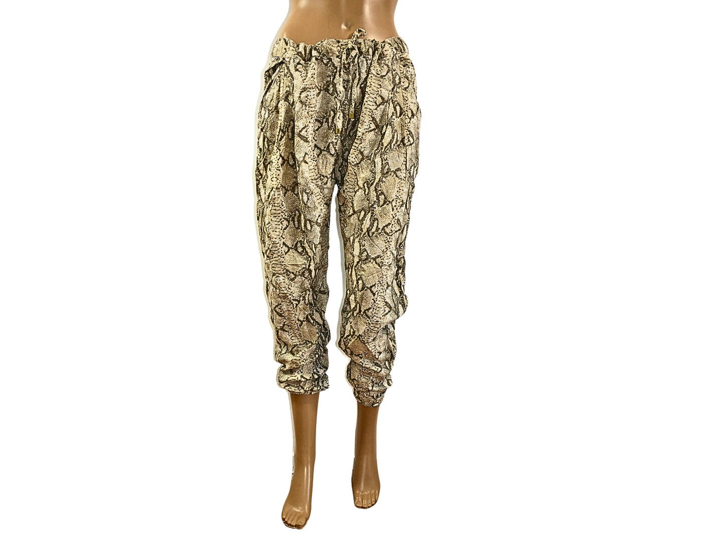 H&M Reptile Print Pants