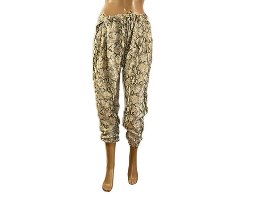 H&M Reptile Print Pants