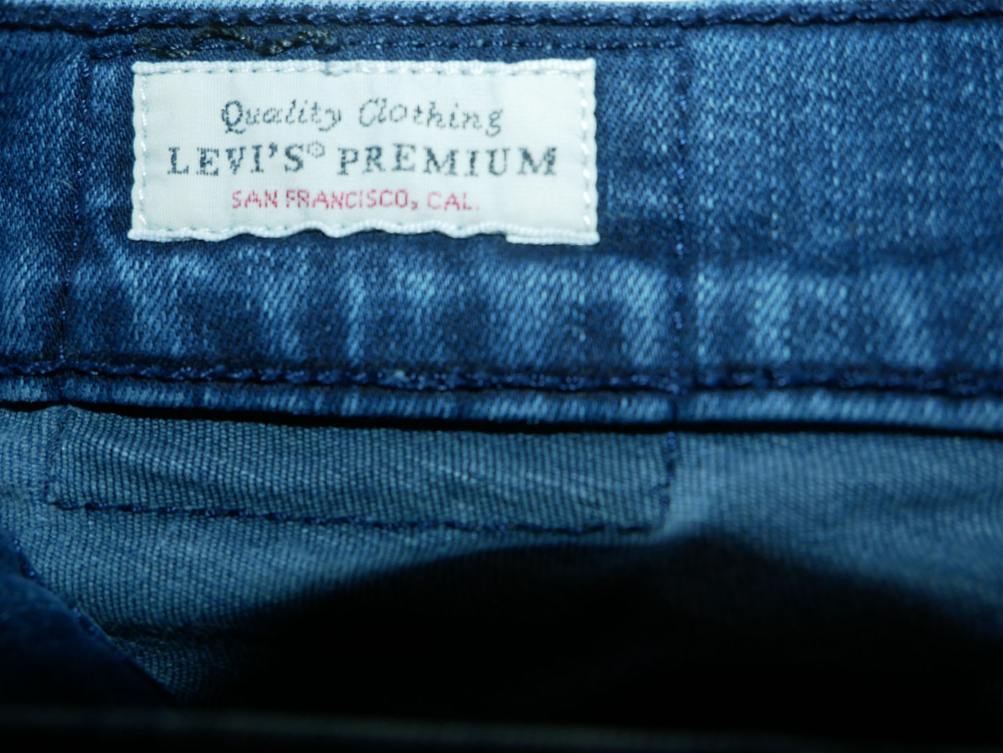 Jean skinny bleu foncé Levi's