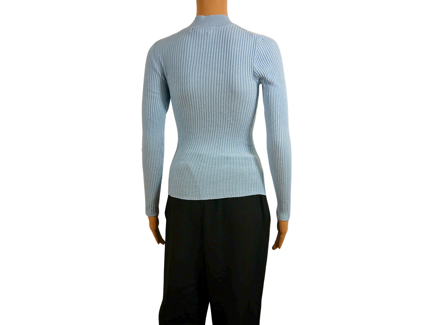 Pull col haut bleu ciel Primark