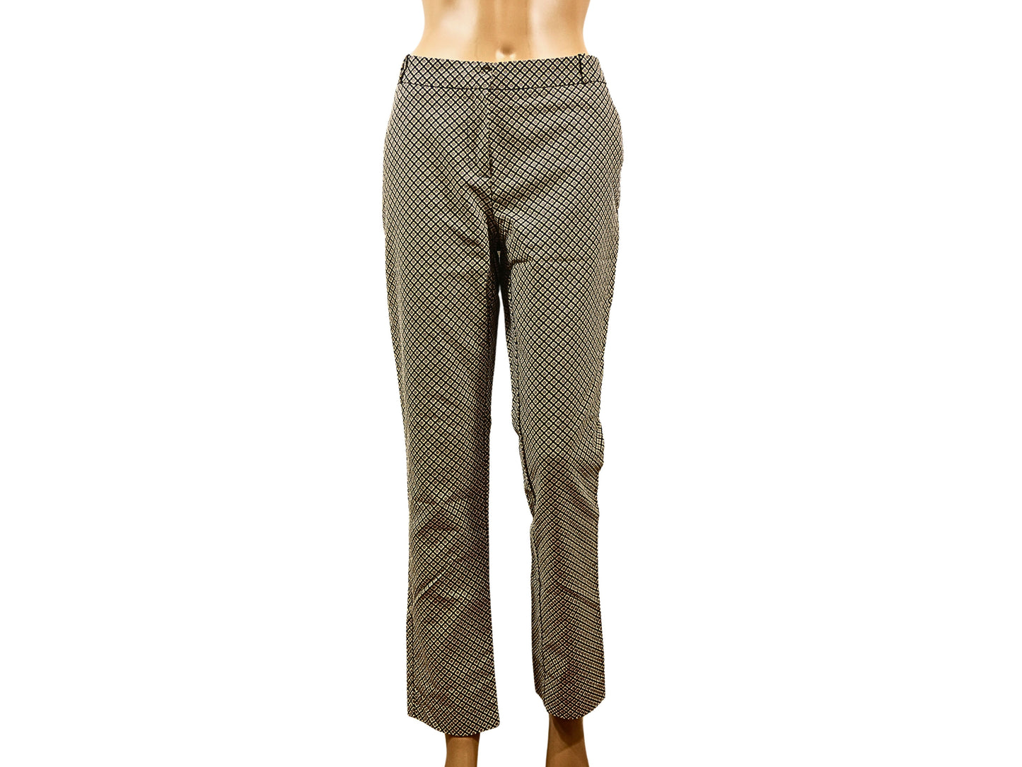 Promod Brown Printed City Pants