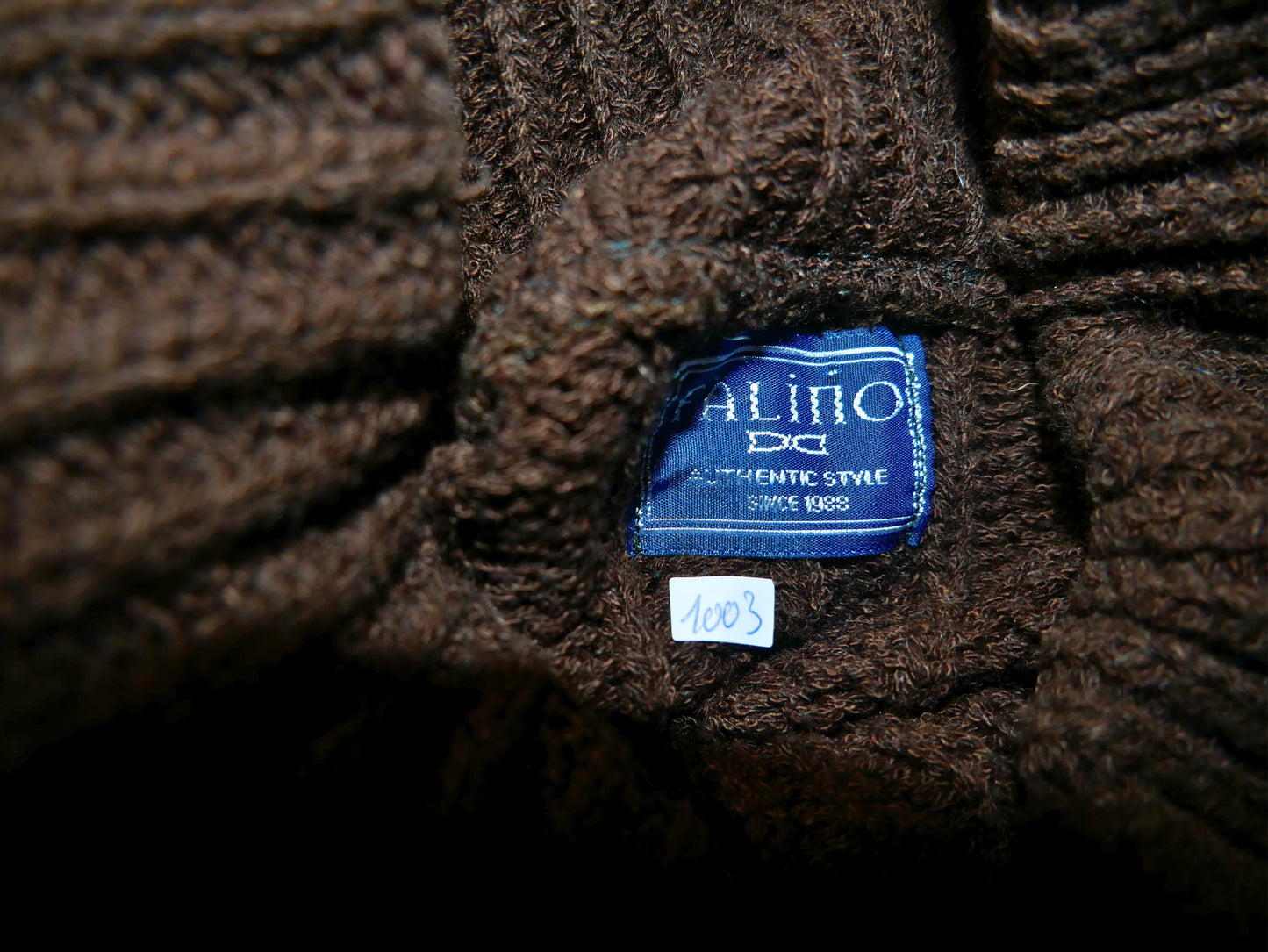 Women's Brown Turtleneck Twist Sweater