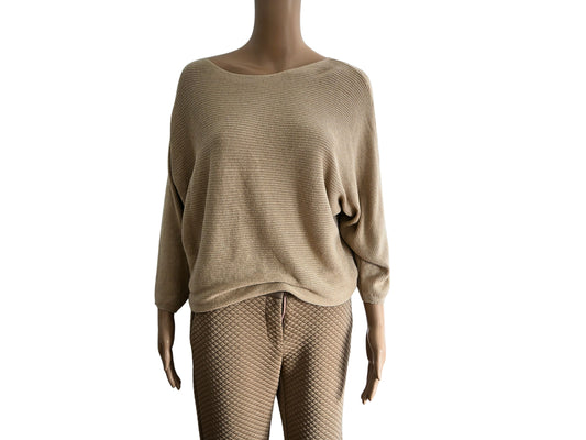 Pull Ample couleur unie pour femme