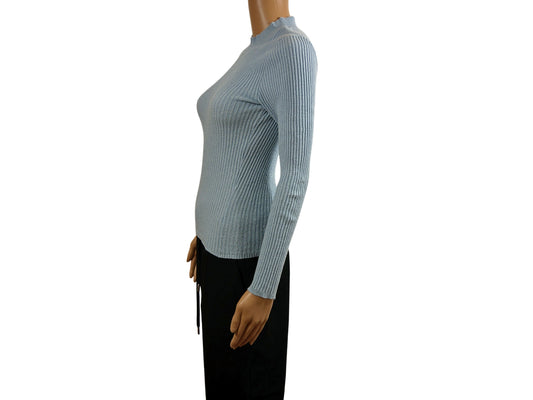 Pull col haut bleu ciel Primark