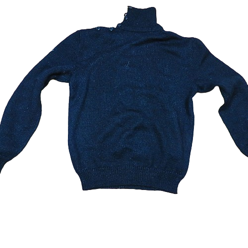 Rollkragenpullover mit Schnürsenkeln