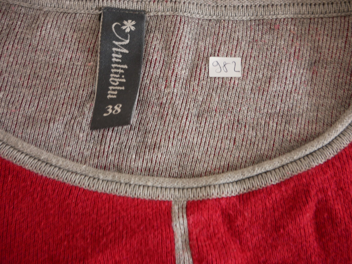 Second-hand red sweater for women
