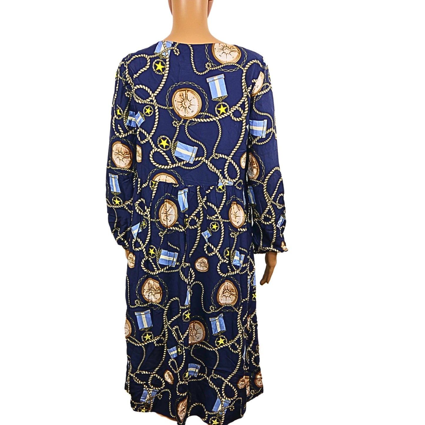 RICH&ROYAL Kleid mit Schal-Print