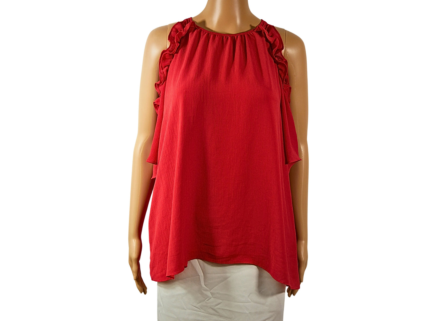 RIVER ISLAND Ruffled Flowing Top