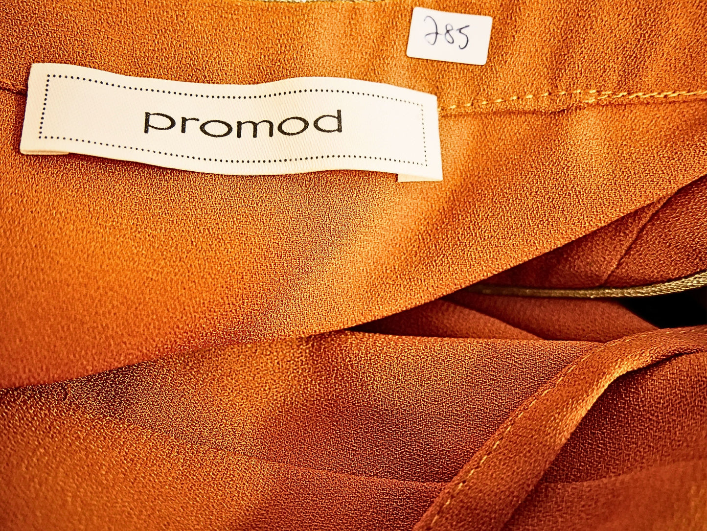 Promod Yellow Straight Short Dress