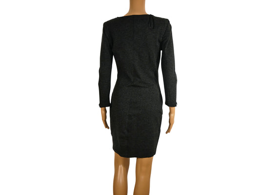 Robe courte et droite en maille Zara