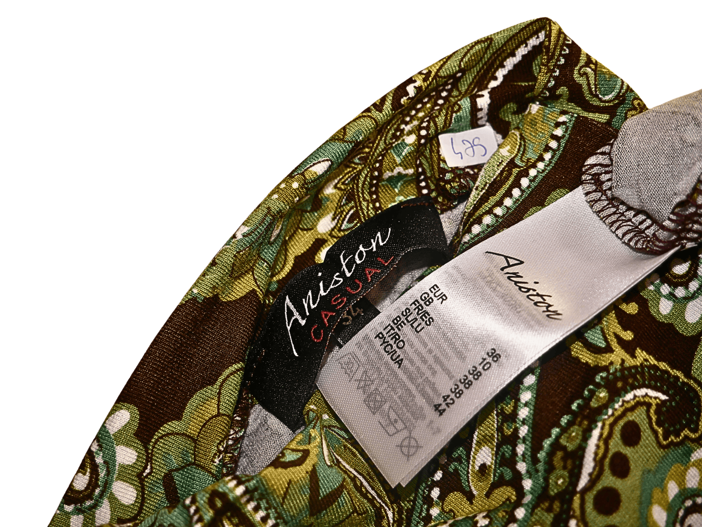 Aniston Robe midi manches longues