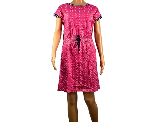 Ajc Kurzes Kleid, in der Taille gebunden