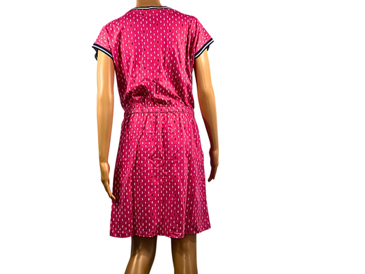 Ajc Kurzes Kleid, in der Taille gebunden