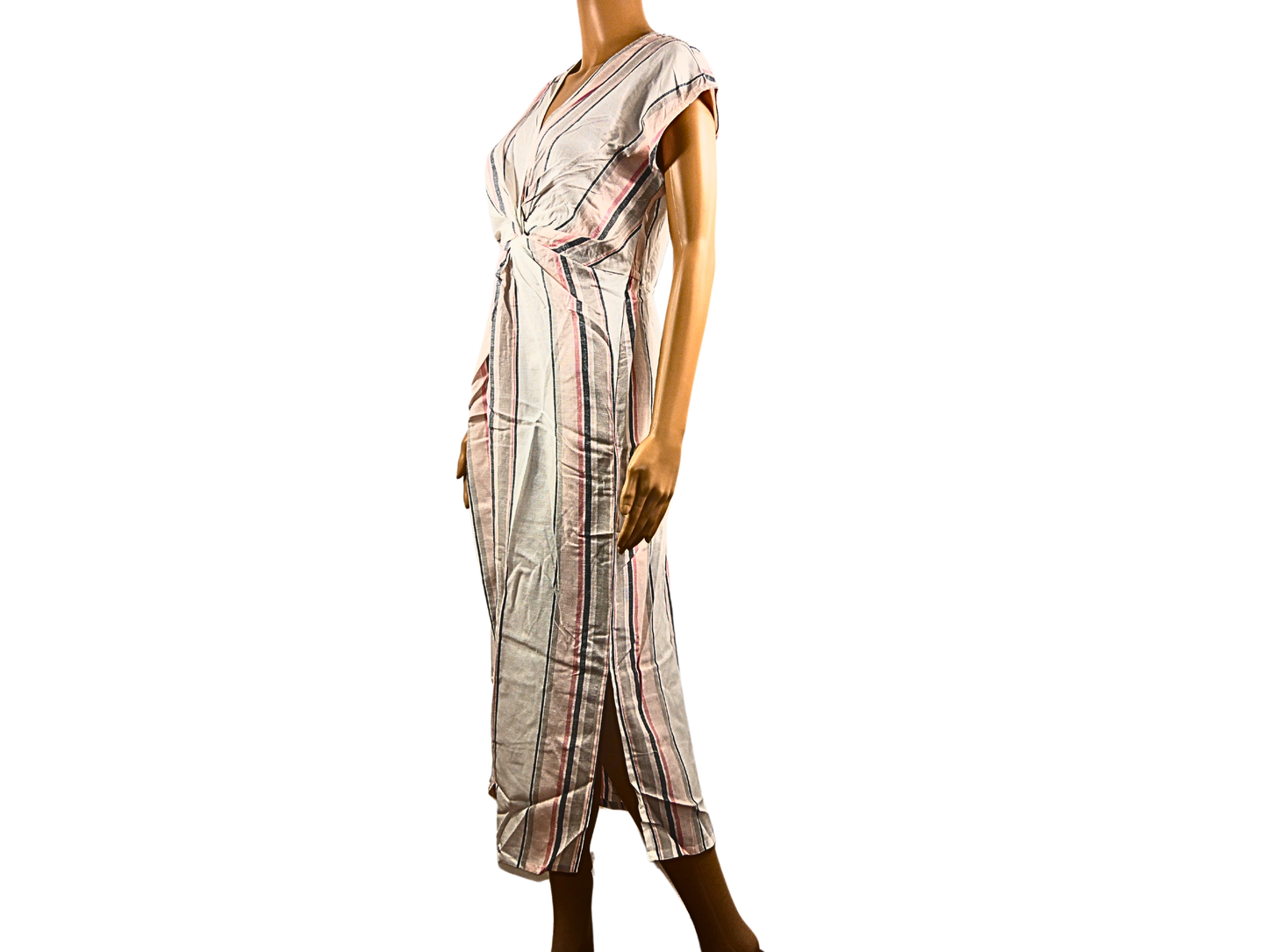 Lascana Gestreiftes mittellanges Kleid